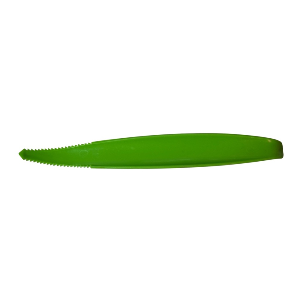 Tupperware Vintage 885 Green Lettuce Corer Gadget Serrated Plastic Knife